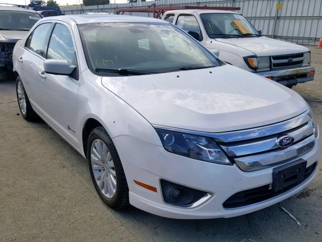 3FADP0L3XBR319837 - 2011 FORD FUSION HYB WHITE photo 1