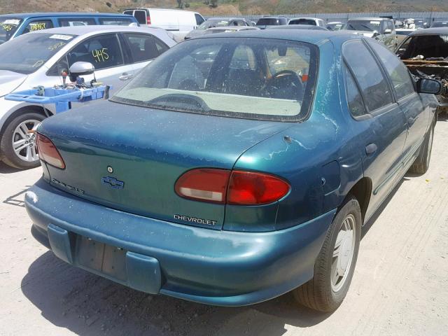 1G1JF52T4T7287841 - 1996 CHEVROLET CAVALIER L GREEN photo 4