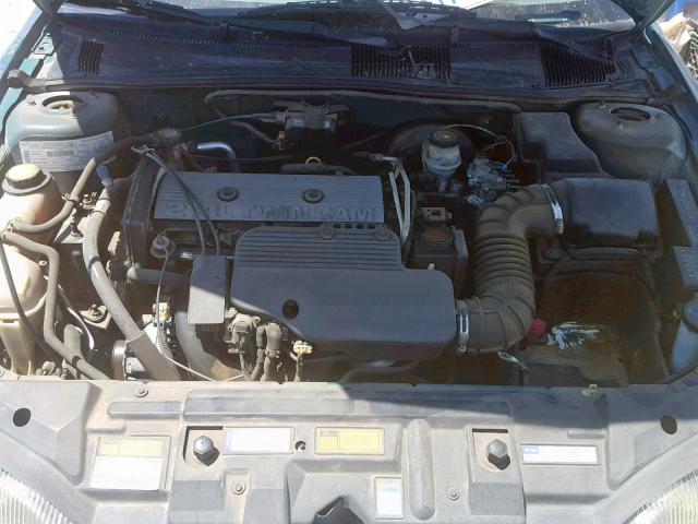 1G1JF52T4T7287841 - 1996 CHEVROLET CAVALIER L GREEN photo 7