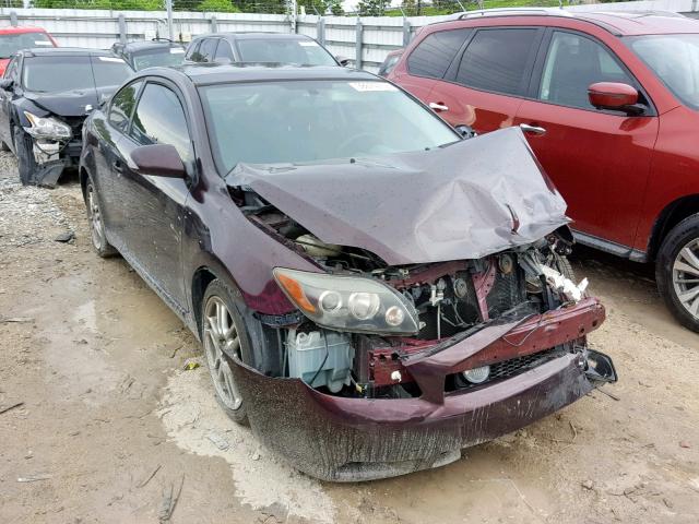 JTKDE167780222357 - 2008 TOYOTA SCION TC იასამნისფერი ფოტო 1