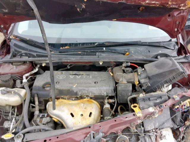 JTKDE167780222357 - 2008 TOYOTA SCION TC იასამნისფერი ფოტო 7