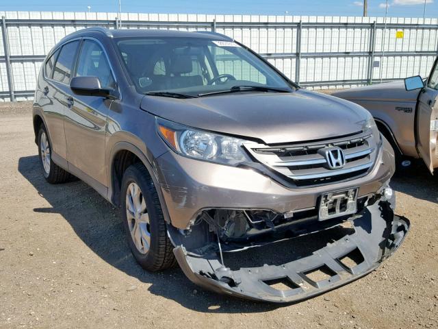 2HKRM4H7XEH629148 - 2014 HONDA CR-V EXL CHARCOAL photo 1