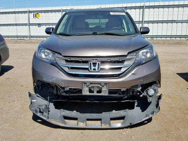 2HKRM4H7XEH629148 - 2014 HONDA CR-V EXL CHARCOAL photo 9