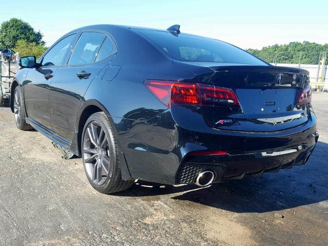 19UUB3F68JA002472 - 2018 ACURA TLX TECH+A შავი ფოტო 3