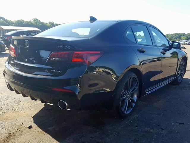 19UUB3F68JA002472 - 2018 ACURA TLX TECH+A შავი ფოტო 4