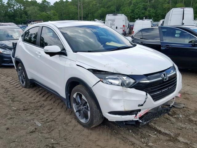 3CZRU5H57JM706769 - 2018 HONDA HR-V EX WHITE photo 1