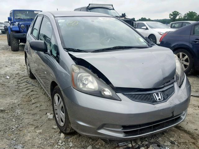 JHMGE88219C004394 - 2009 HONDA FIT GRAY photo 1