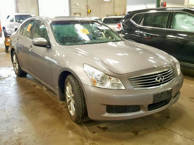 JNKCV61F29M362016 - 2009 INFINITI G37 GRAY photo 1