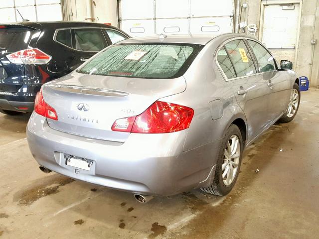 JNKCV61F29M362016 - 2009 INFINITI G37 GRAY photo 4