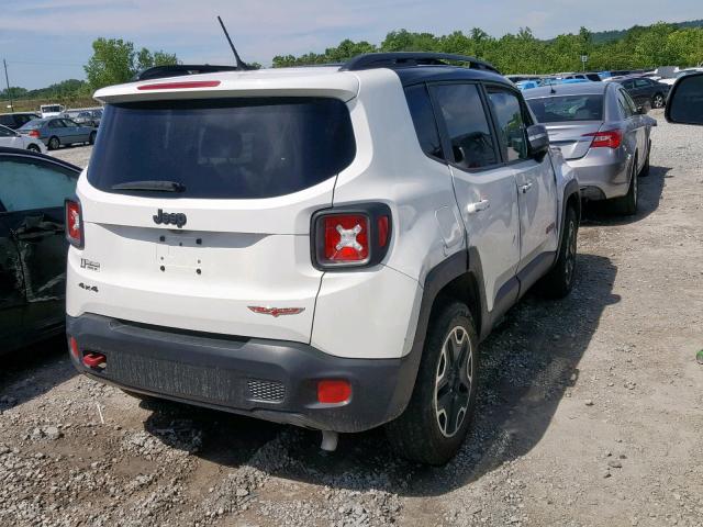 ZACCJBCB7HPF19328 - 2017 JEEP RENEGADE T WHITE photo 4