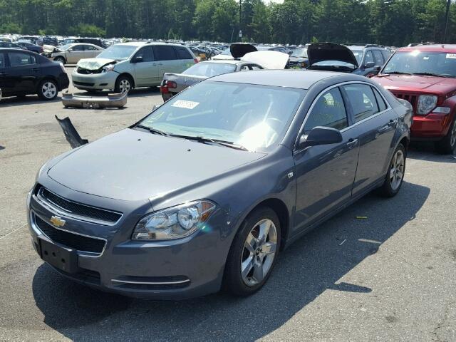 1G1ZG57NX84276541 - 2008 CHEVROLET MALIBU LS GRAY photo 2