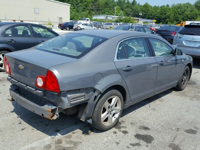 1G1ZG57NX84276541 - 2008 CHEVROLET MALIBU LS GRAY photo 4