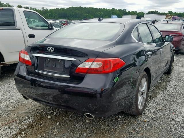 JN1BY1AP6CM331961 - 2012 INFINITI M37 BLACK photo 4