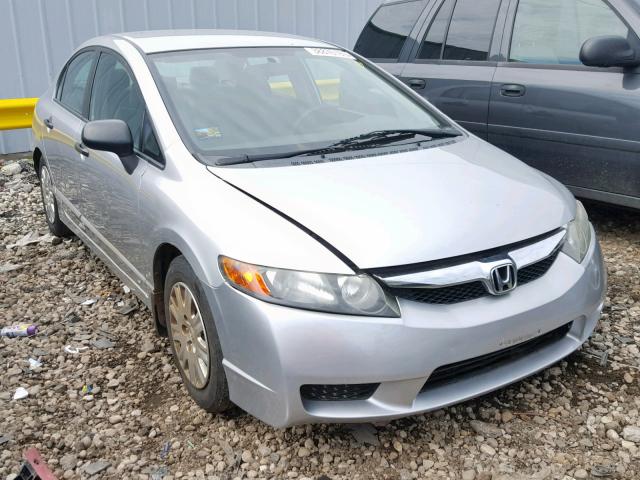 19XFA16319E020969 - 2009 HONDA CIVIC VP SILVER photo 1