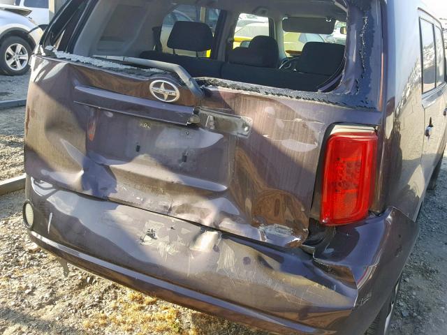 JTLKE50E681021738 - 2008 TOYOTA SCION XB 勃艮第红 照片 9