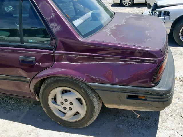 1G1JC5443R7323610 - 1994 CHEVROLET CAVALIER V PURPLE photo 10