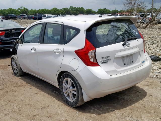 3N1CE2CP1EL372902 - 2014 NISSAN VERSA NOTE WHITE photo 3