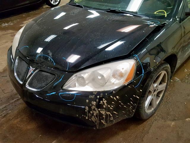 1G2ZH528354175606 - 2005 PONTIAC G6 GT BLACK photo 9