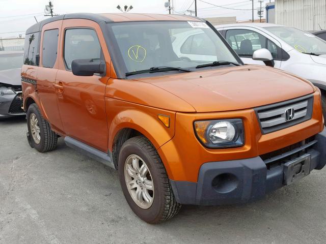 5J6YH187X7L000187 - 2007 HONDA ELEMENT EX ORANGE photo 1