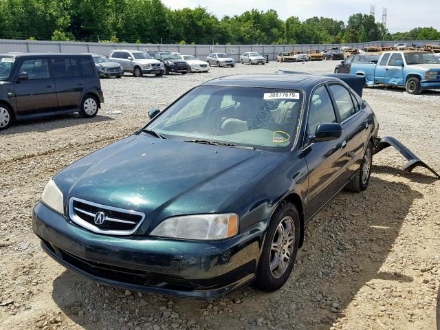 19UUA5660YA028525 - 2000 ACURA 3.2TL GREEN photo 2