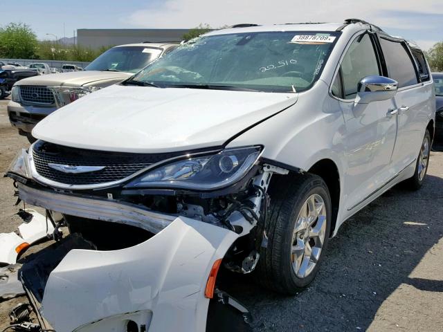 2C4RC1GG9JR273887 - 2018 CHRYSLER PACIFICA L WHITE photo 2