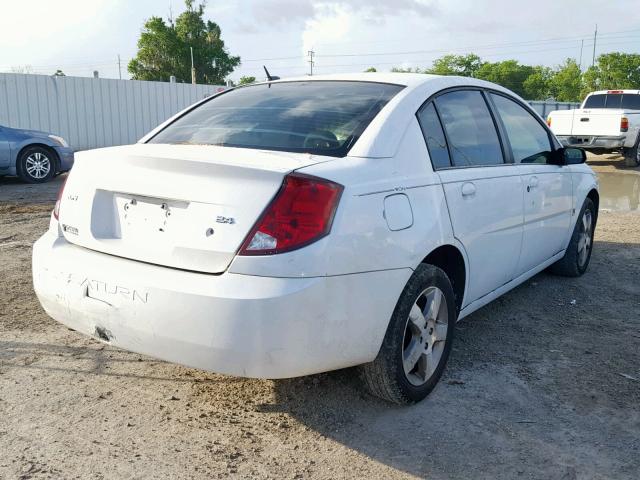 1G8AL55B66Z207168 - 2006 SATURN ION LEVEL WHITE photo 4