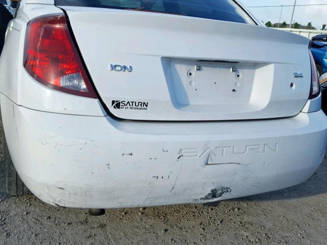 1G8AL55B66Z207168 - 2006 SATURN ION LEVEL WHITE photo 9