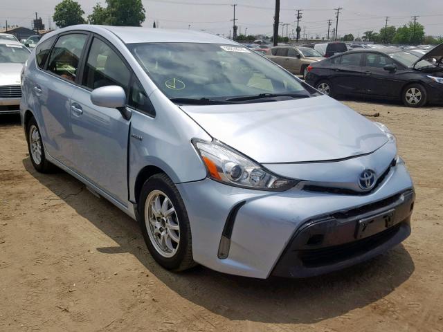 JTDZN3EU0GJ043523 - 2016 TOYOTA PRIUS V BLUE photo 1