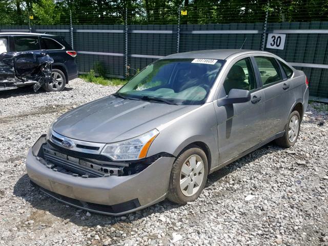 1FAHP34NX8W282345 - 2008 FORD FOCUS S/SE GREEN photo 2