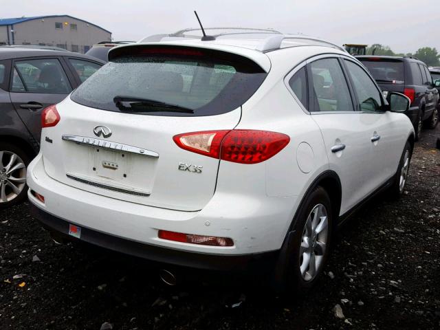 JNKAJ09F19M951188 - 2009 INFINITI EX35 BASE WHITE photo 4