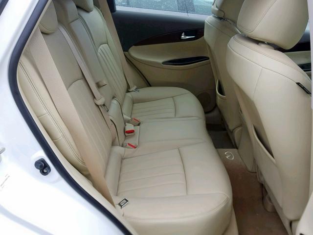 JNKAJ09F19M951188 - 2009 INFINITI EX35 BASE WHITE photo 6