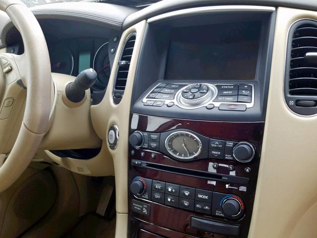 JNKAJ09F19M951188 - 2009 INFINITI EX35 BASE WHITE photo 9