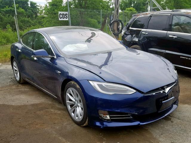 5YJSA1E21HF192421 - 2017 TESLA MODEL S BLUE photo 1