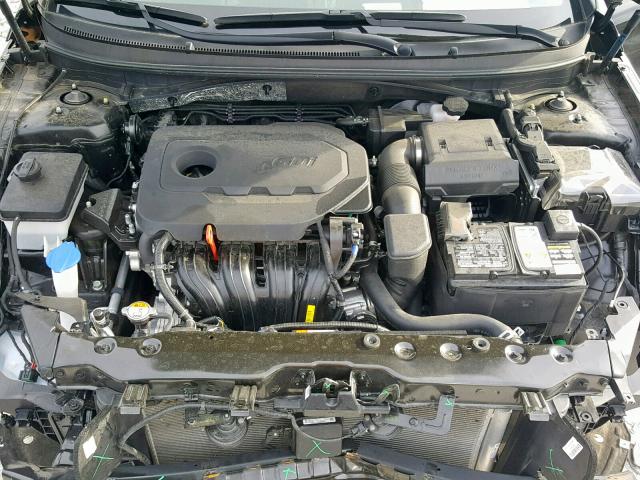 5NPE34AF9JH707352 - 2018 HYUNDAI SONATA SPO BLACK photo 7