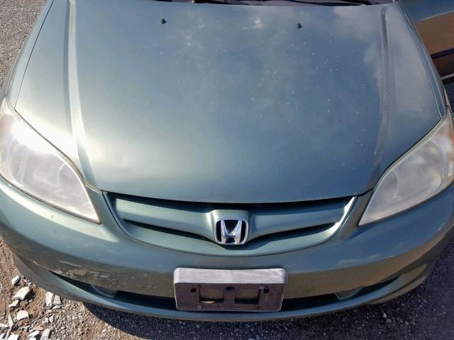 2HGES16354H570831 - 2004 HONDA CIVIC DX V GREEN photo 7