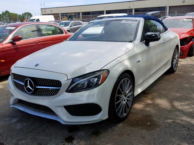 WDDWK6EB6JF645676 - 2018 MERCEDES-BENZ C 43 4MATI WHITE photo 2