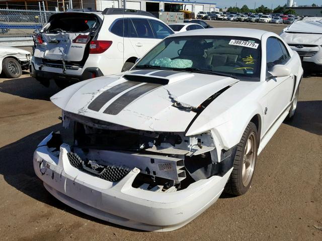 1FAFP42X24F102464 - 2004 FORD MUSTANG GT WHITE photo 2