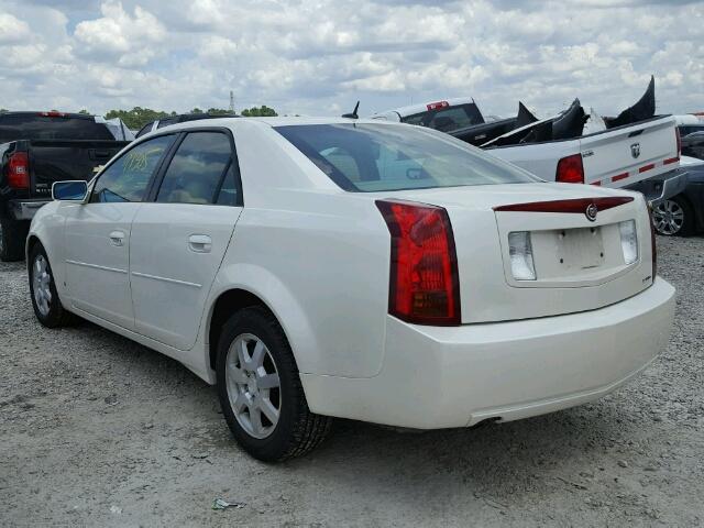 1G6DP577360156445 - 2006 CADILLAC CTS HI FEA WHITE photo 3