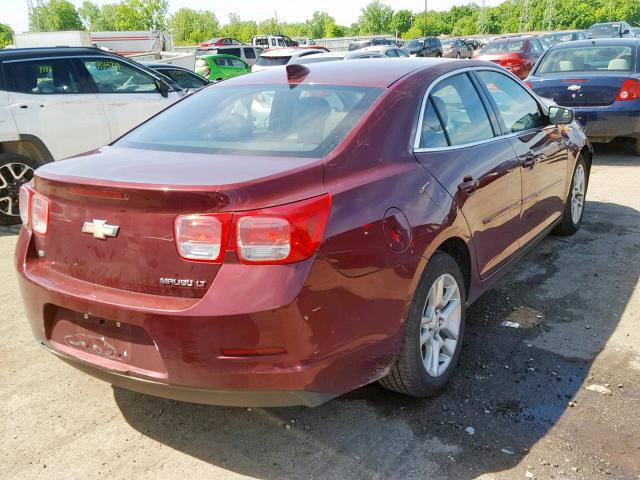 1G11C5SL8FF102418 - 2015 CHEVROLET MALIBU 1LT BURGUNDY photo 4