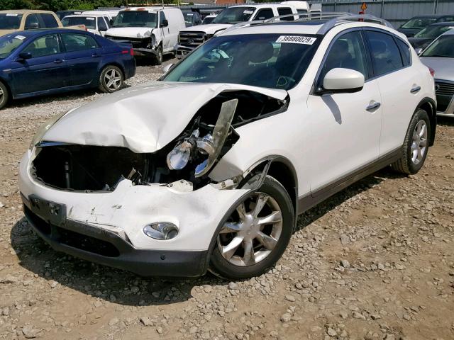 JN1AJ0HR8AM754958 - 2010 INFINITI EX35 BASE WHITE photo 2