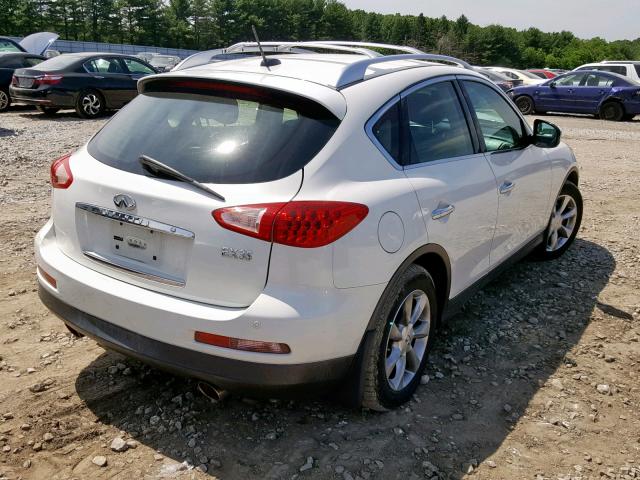 JN1AJ0HR8AM754958 - 2010 INFINITI EX35 BASE WHITE photo 4