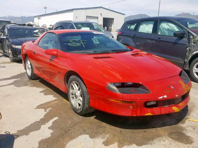 2G1FP22K4T2120136 - 1996 CHEVROLET CAMARO BAS RED photo 1