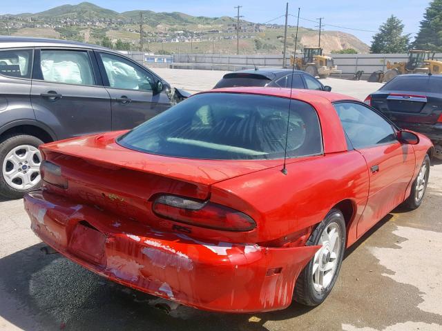 2G1FP22K4T2120136 - 1996 CHEVROLET CAMARO BAS RED photo 4