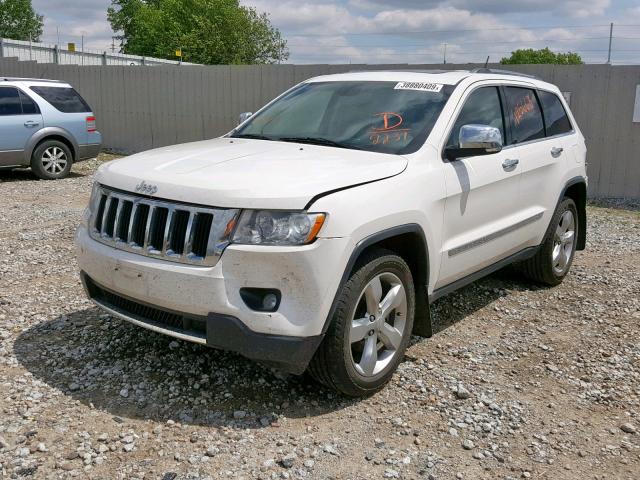 1J4RR5GG8BC612231 - 2011 JEEP GRAND CHER WHITE photo 2