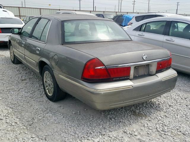 2MEFM74W4XX628966 - 1999 MERCURY GRAND MARQ GRAY photo 3