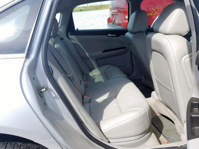 2G1WC5E34D1226708 - 2013 CHEVROLET IMPALA LTZ SILVER photo 6