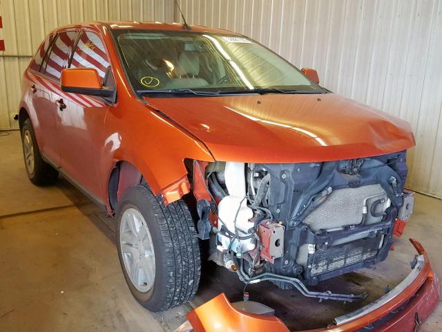 2FMDK48C98BA13515 - 2008 FORD EDGE SEL ORANGE photo 1