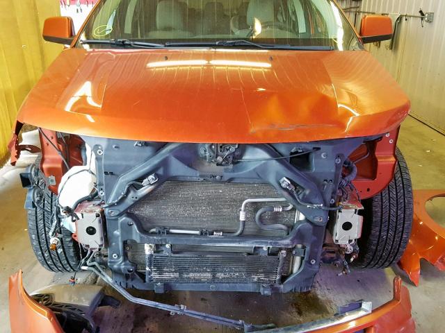 2FMDK48C98BA13515 - 2008 FORD EDGE SEL ORANGE photo 9