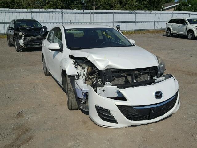 JM1BL1HF6A1159129 - 2010 MAZDA 3 I WHITE photo 1