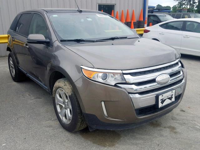 2FMDK3JC0DBC20440 - 2013 FORD EDGE SEL CHARCOAL photo 1